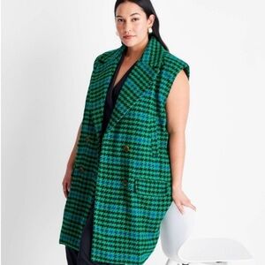 Target Future Collective X Kahlana Barfield Brown Vest